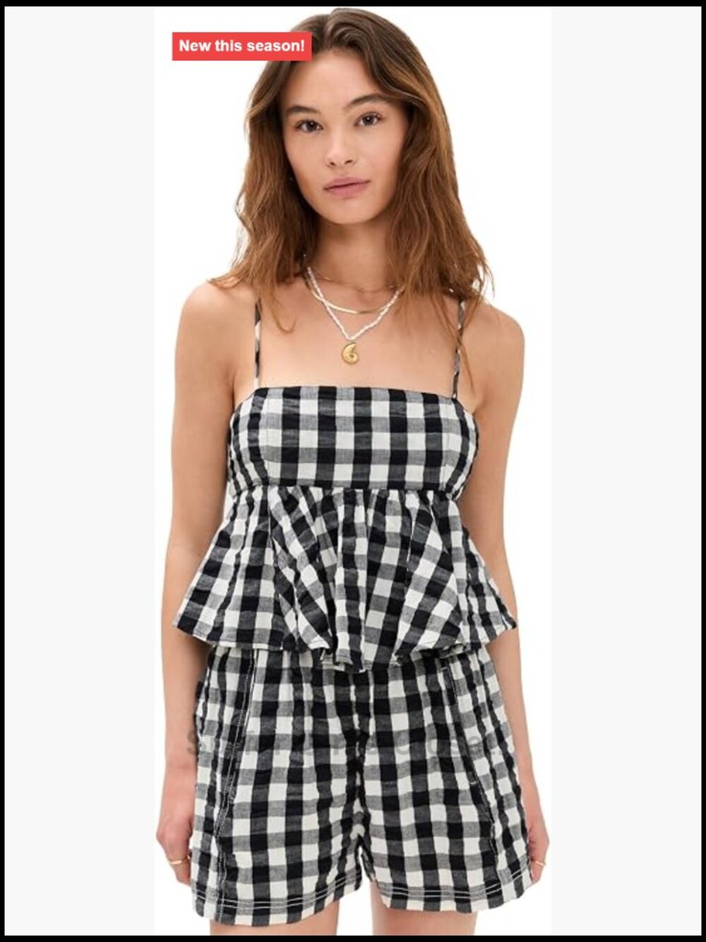 Free People Mia Plaid Tank - Cotton Blouse